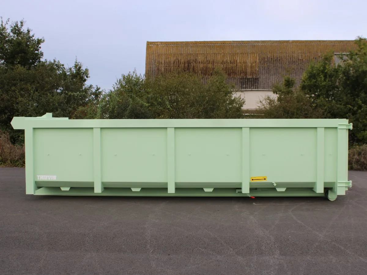 Vue côté Benne Standard 15m3